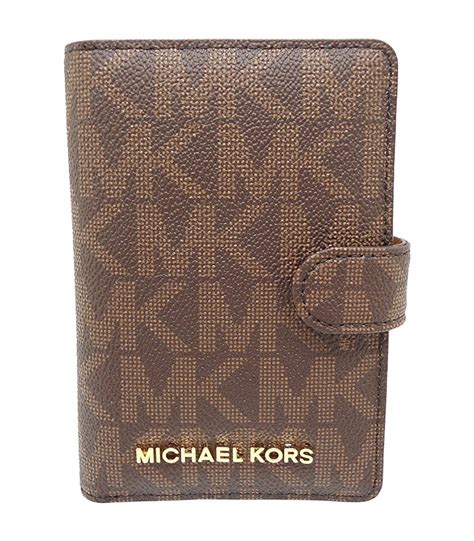 paspoorthoesje michael kors|Michael Kors Leather Jet Set Travel Passport Holder Wallet Case .